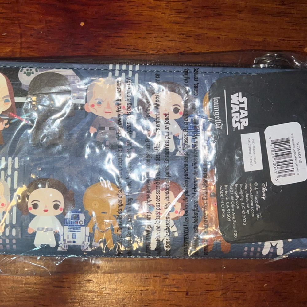 Loungefly Star Wars Wallet - Blue - Picture 2 of 3